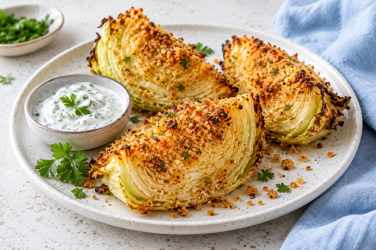 Капустные шницели в духовке