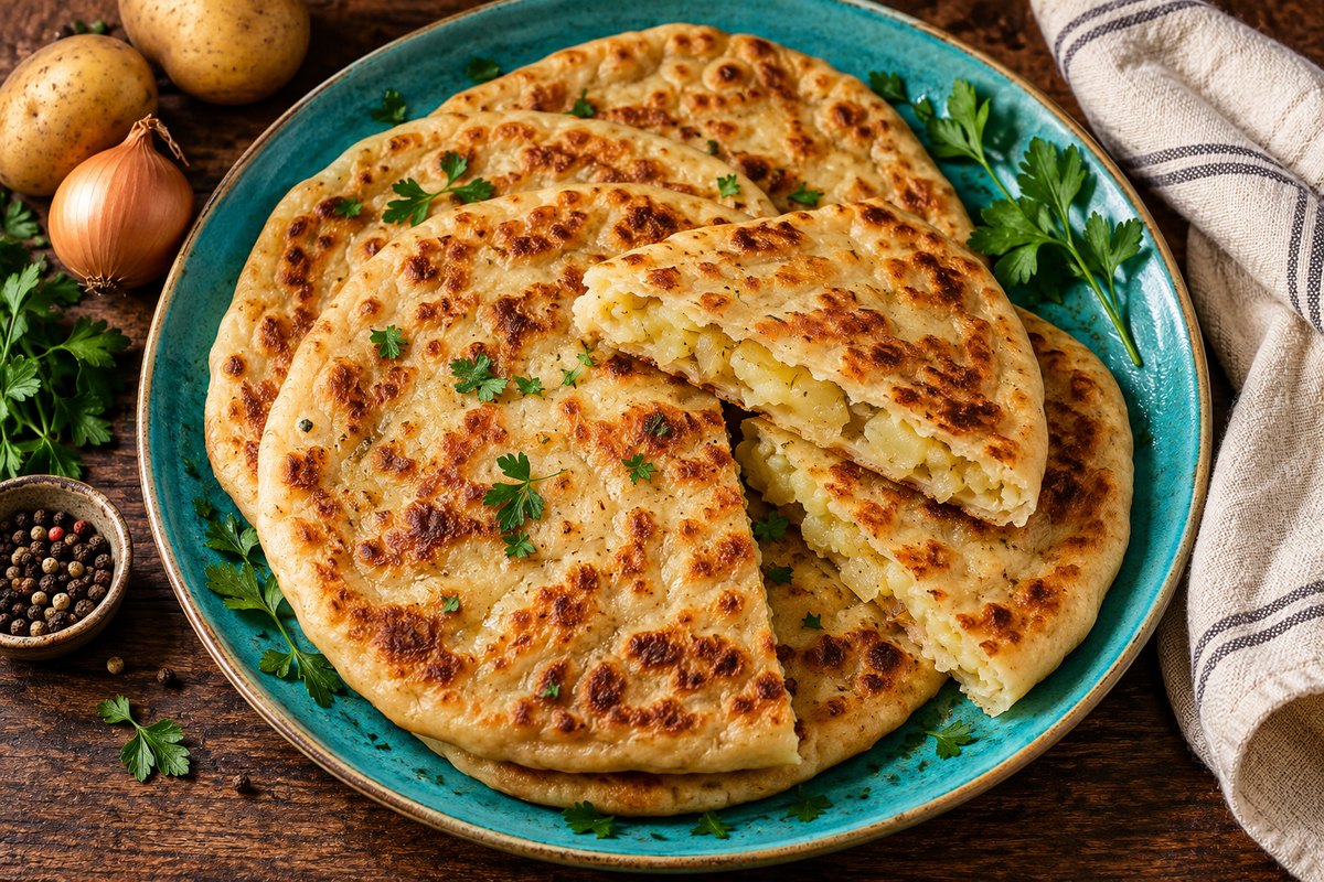 Плацинды с картофелем