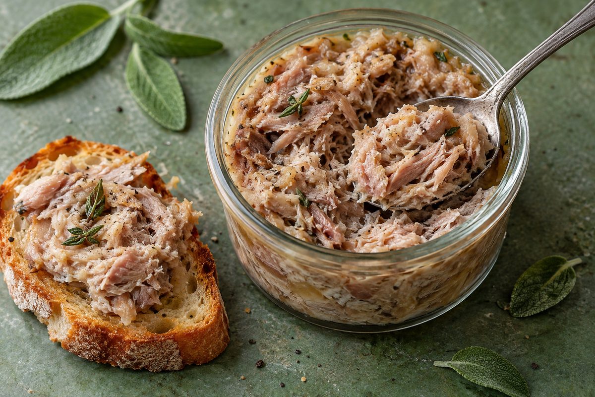 Рийет из свиной лопатки