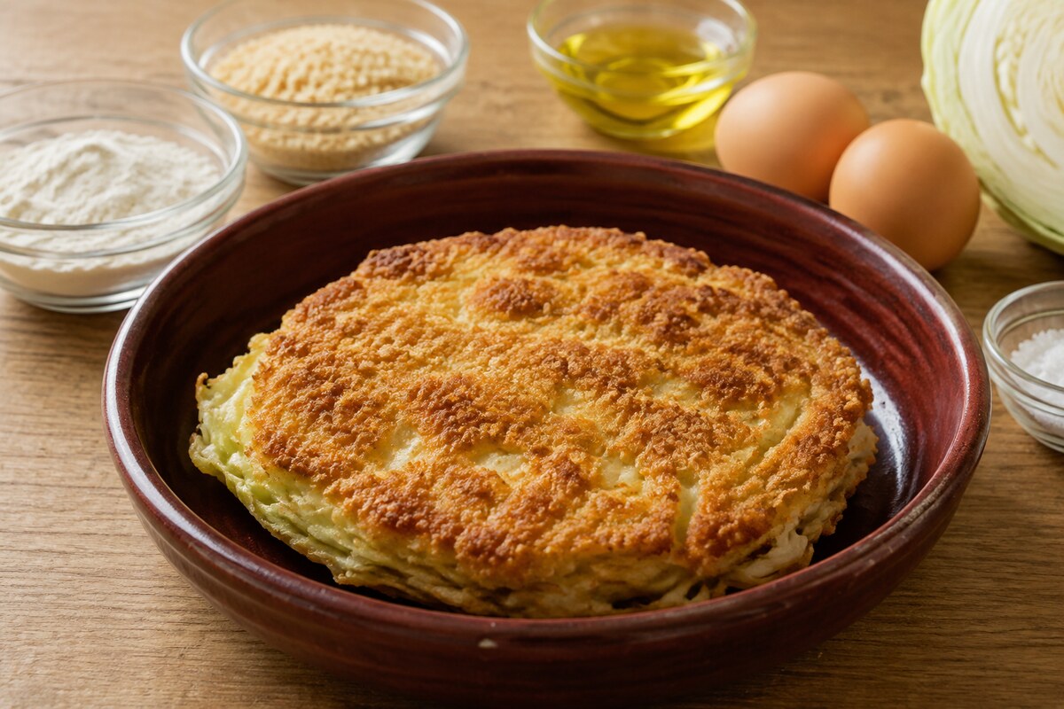 Шницель из белокочанной капусты