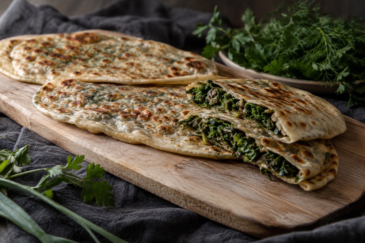 Жингялов хац с зеленью